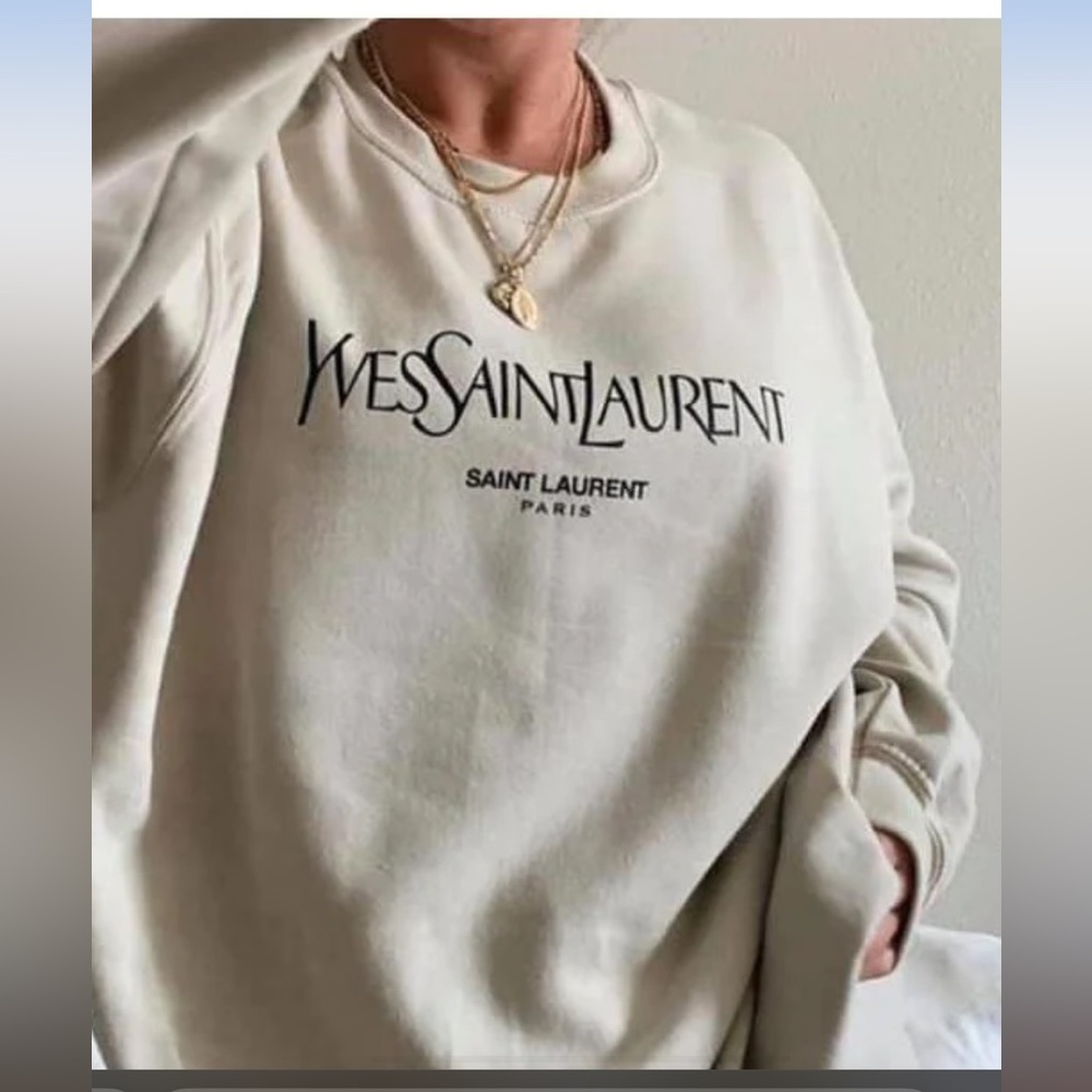 YSL Sweatshirt - Yves Saint Laurent Designer Sweater